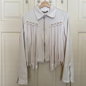 Miss Miss Italian fringe jacket.